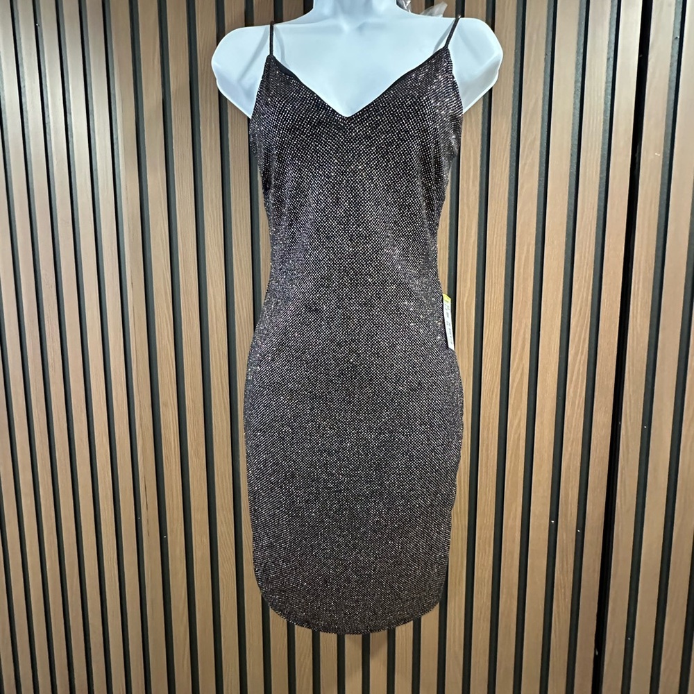 Elegant Black Sequin Dress
